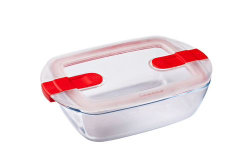Cook & Heat Voedelcontainer Rechthoek met Deksel 23 x 15cm