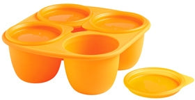 Baby Bewaarbox Siliconen voor 4 porties, 280 ml