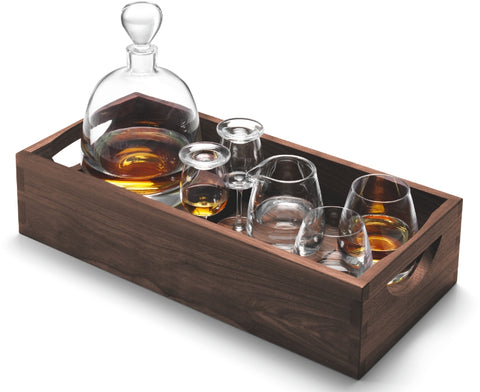 Whisky Islay Connoiseur Set met Dienblad Set van 6 Stuks