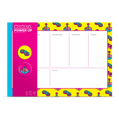 Power Up Week Planner Set van 52 Stuks