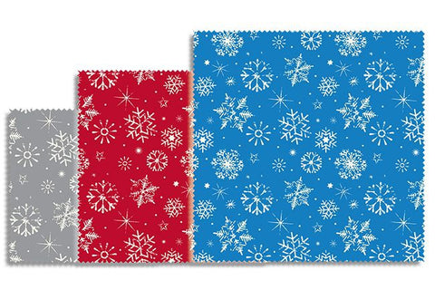 Winter Edition Bijenwasdoek Set van 3 Stuks