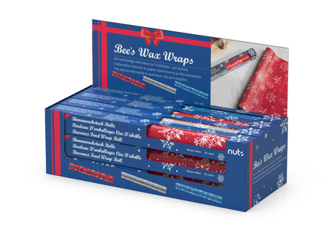 Winter Edition Display Gevuld Bijenwas Rol 3 x 4 Rollen